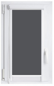 Roletă casetată PVC – material termoizolant opac